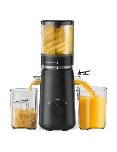 Exprimidor de Prensa Fría TUUMIIST TM-580SJ 300W Negro 1.7kg