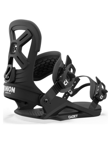 Fijaciones de Snowboard Union Cadet Youth M Negro