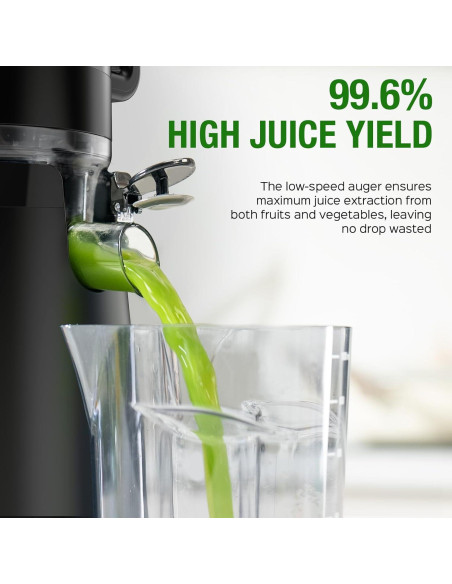 Exprimidor de Prensa Fría TUUMIIST TM-580SJ 300W Negro 1.7kg