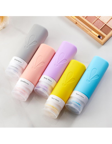 Botellas de Viaje INSFIT 90ml A Prueba de Fugas - 5 Piezas