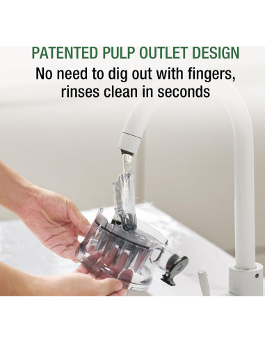 Exprimidor de Prensa Fría TUUMIIST TM-580SJ 300W Negro 1.7kg