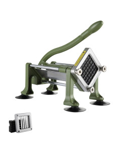 Cortador de Papas Fritas VEVOR Manual 1.27 cm Acero Inoxidable