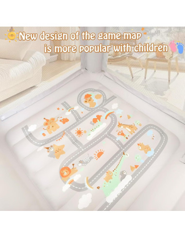 Castillo Inflable Mini Casa PVC Castillo de Sueños 172x147cm