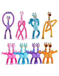 12 Juguetes Antiestrés Jirafa Soul Life para Niños 3-9 Años