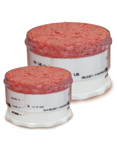 Juego de Prensa para Hamburguesas KitchenArt, 2 Piezas, Plástico