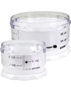 Juego de Prensa para Hamburguesas KitchenArt, 2 Piezas, Plástico 2