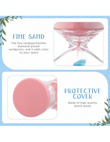 Paquete de 5 Relojes de Arena Gnome Tellegloww 10-15 Minutos