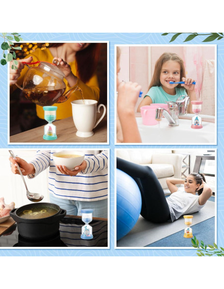 Paquete de 5 Relojes de Arena Gnome Tellegloww 10-15 Minutos Paquete de 5 Relojes de Arena Gnome Tellegloww 10-15 Minutos