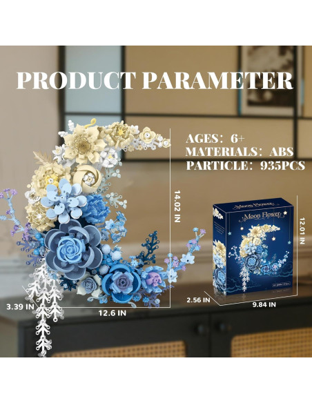 Juego de Construcción Flor de Luna Nayihoop - 934 Piezas