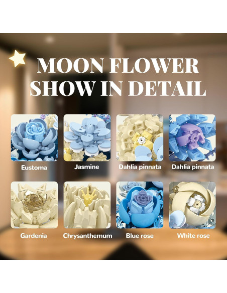 Juego de Construcción Flor de Luna Nayihoop - 934 Piezas