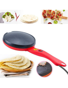 Máquina de Crepas Eléctrica Sistracia 20 cm Antiadherente 2