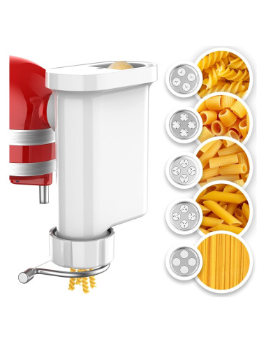 Accesorio de Pasta Kitchenaid KassunKoch 5 Discos Espagueti Fusilli