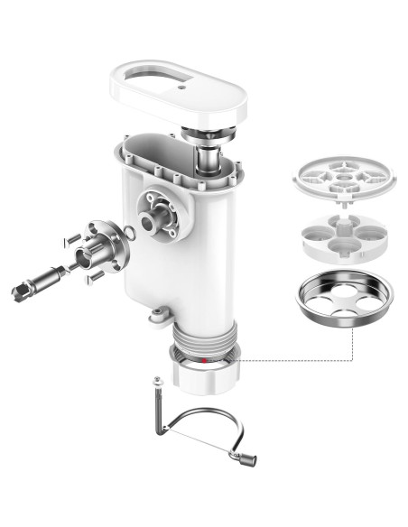 Accesorio de Pasta Kitchenaid KassunKoch 5 Discos Espagueti Fusilli