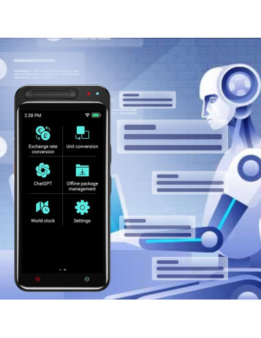 Traductor de Idiomas LTDNB Z9, 138 Idiomas, Pantalla 4.1"