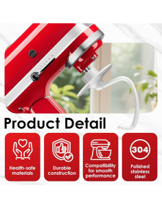 Accesorios de Mezclador KitchenAid 4.5QT Ezato K45WW K45DH K45B 2