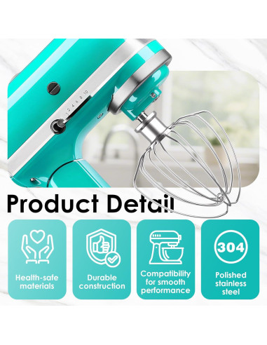 Accesorios de Mezclador KitchenAid 4.5QT Ezato K45WW K45DH K45B