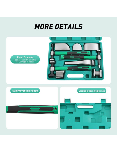 Kit de herramientas de reparación de carrocería GAMIGIME 9 piezas