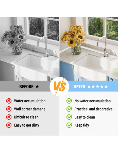 Moldura Flexible Cuarto Redondo HJMJY 99 cm Autoadhesiva