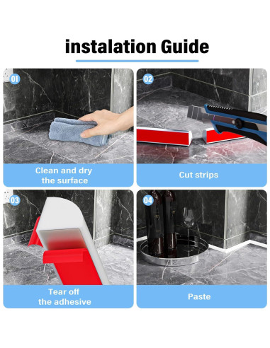 Moldura Flexible Cuarto Redondo HJMJY 99 cm Autoadhesiva