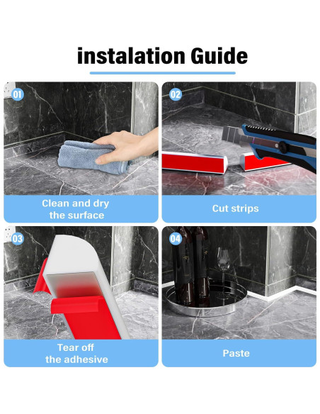 Moldura Flexible Cuarto Redondo HJMJY 99 cm Autoadhesiva