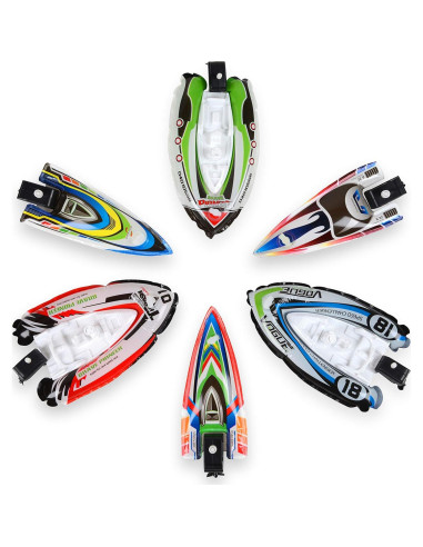 Juguete de Baño Barco de Cuerda Color Original - 12 Piezas