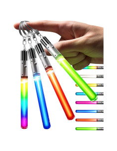 Llavero Espada Láser LED Star Wars 8 Modos de Color 10.16 cm