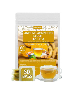 60 Bolsitas de Té Anti-Inflammaherb YILINSHA 100% Natural