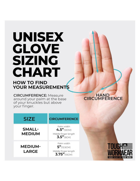 Guantes de Trabajo de Cuero 100% Vaca - Marrón M-L