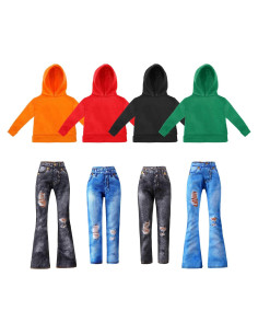 Conjunto de Ropa para Muñeca Bencailor 8 Piezas Algodón 29 cm