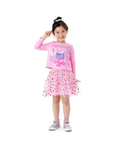 Conjunto de Falda Peppa Pig para Niñas 3-4T Rosa 2