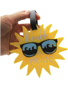 Etiquetas de Equipaje Mziart Multicolor Juego de 5 Unidades 2