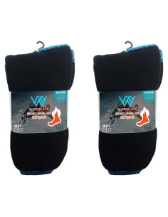 Calcetines Térmicos Cepillados para Hombre - 2 Pares Gruesos