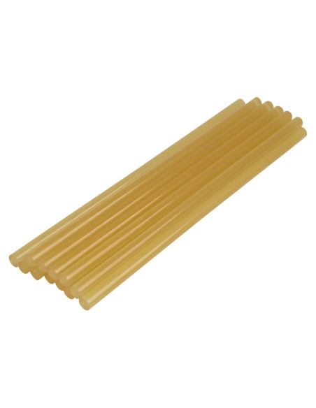 Barras de Pegamento Caliente X AUTOHAUX 12 Pcs 7mm x 200mm Amarillo