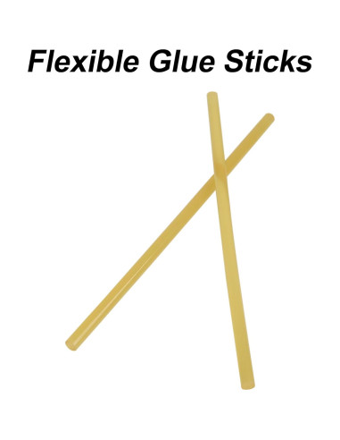 Barras de Pegamento Caliente X AUTOHAUX 12 Pcs 7mm x 200mm Amarillo