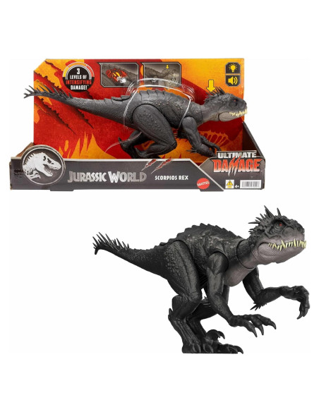 Jurásico Scorpios Rex MAGNETOE con Luces y Sonidos Jurásico Scorpios Rex MAGNETOE con Luces y Sonidos