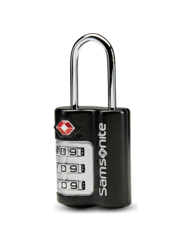 Candado de Combinación 3 Dígitos Samsonite TSA Negro