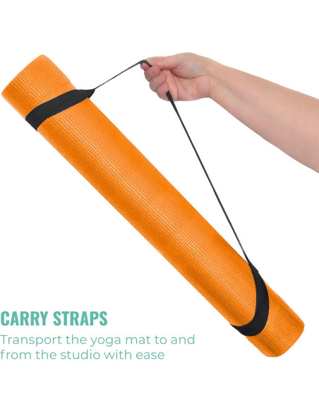 Paquete de 12 Esteras de Yoga Antideslizantes Upward Fit 172x61cm