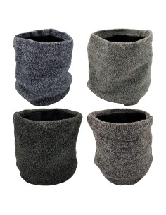 Paquete de 4 Gaiters de Cuello Térmicos para Invierno