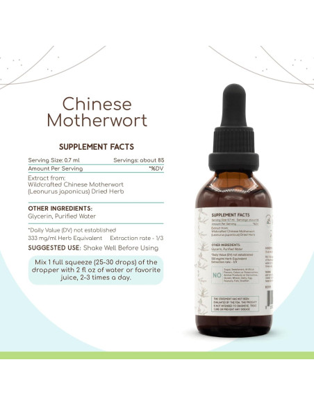 Extracto de Hierbas Madre Selva China HerbEra 59 ml Sin Alcohol