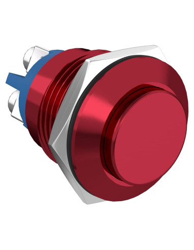 Interruptor de Botón Momentáneo STARELO 16mm Rojo 250V CA 5A