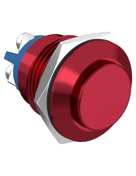 Interruptor de Botón Momentáneo STARELO 16mm Rojo 250V CA 5A