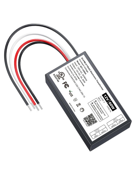 Transformador LED regulable 12V 60W Triac ELV/MLV Adapter-universe Transformador LED regulable 12V 60W Triac ELV/MLV Adapter-universe