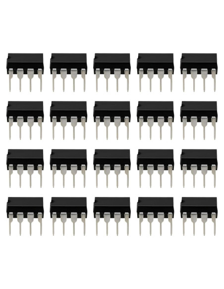 20 Amplificadores Operacionales TL071CP Bajo Ruido JFET DIP-8