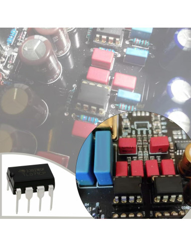 20 Amplificadores Operacionales TL071CP Bajo Ruido JFET DIP-8