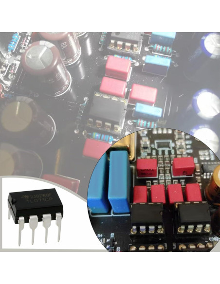 20 Amplificadores Operacionales TL071CP Bajo Ruido JFET DIP-8
