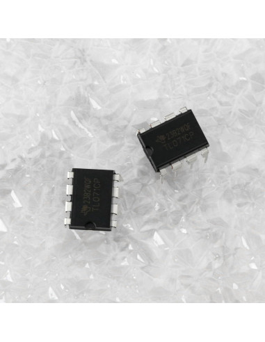 20 Amplificadores Operacionales TL071CP Bajo Ruido JFET DIP-8