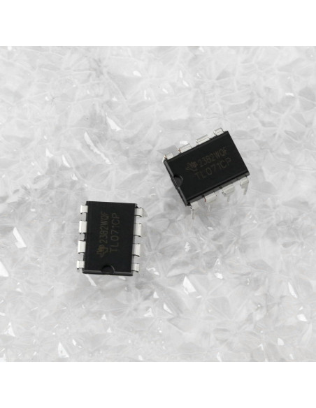 20 Amplificadores Operacionales TL071CP Bajo Ruido JFET DIP-8