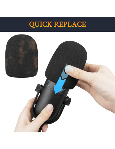 Filtros Pop para Micrófonos SOULWIT Seiren V3 Chroma USB - Negro