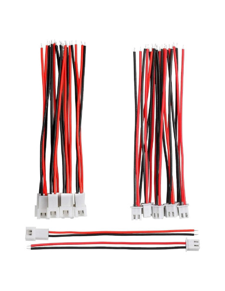 Conectores Eléctricos Micro JST 1.25mm 10 Pares 2 Pines LYJEE