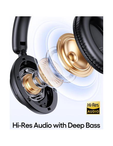 Auriculares TAGRY H08 Inalámbricos con ANC y 100H Batería